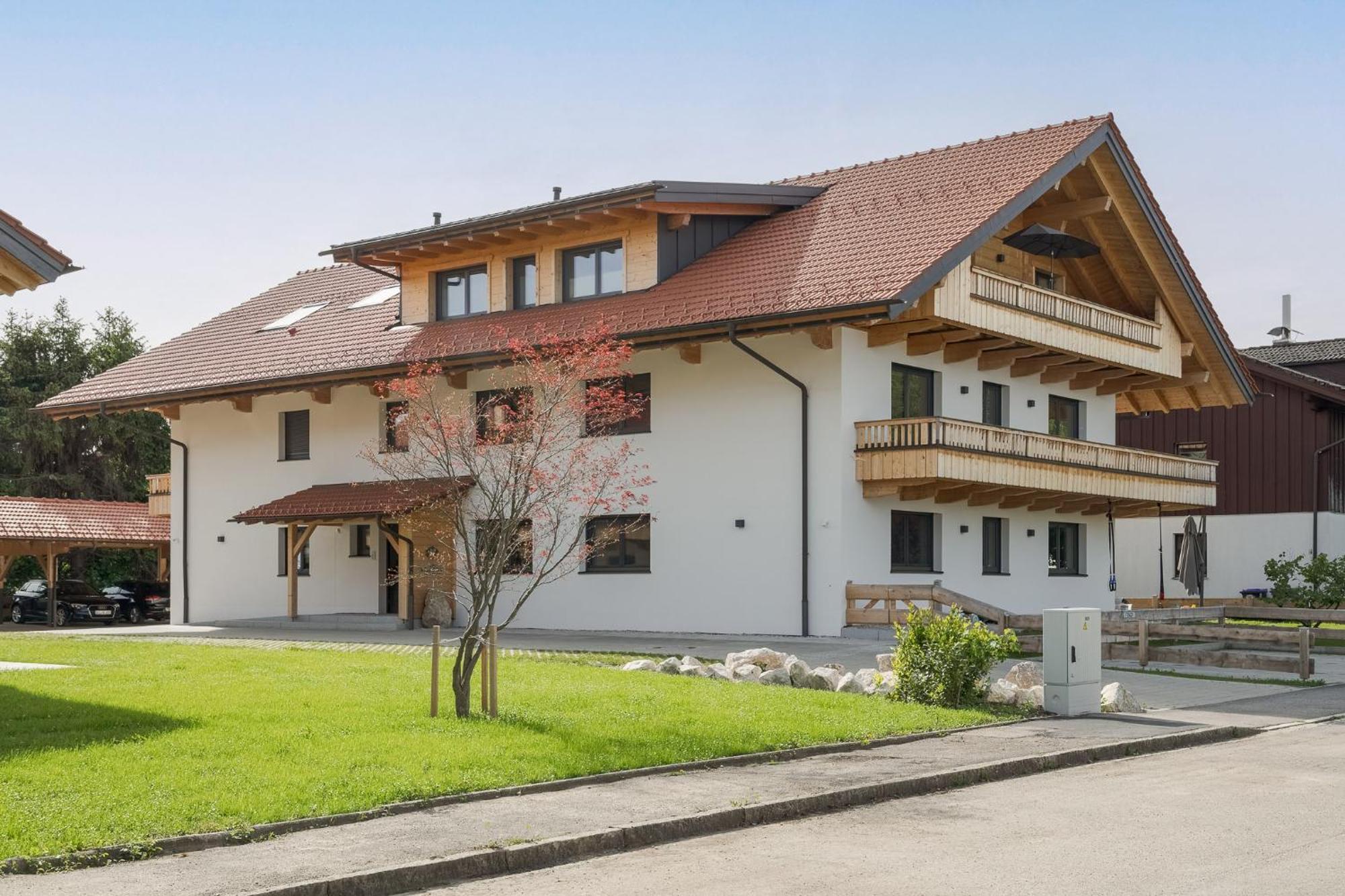 Fenjoy: Ferienapartment Mit Bergblick / Balkon / Bbq Bernau am Chiemsee Exterior foto