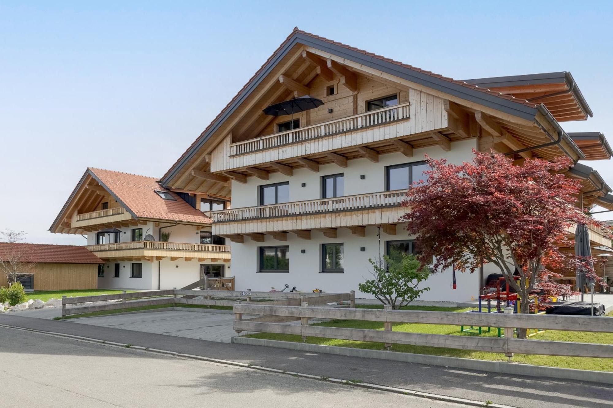 Fenjoy: Ferienapartment Mit Bergblick / Balkon / Bbq Bernau am Chiemsee Exterior foto